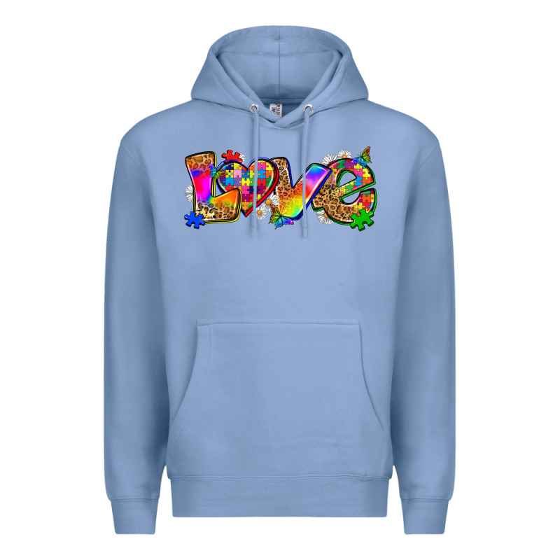 Love Autism Premium Hoodie by Zillion Design Studio | Teevron