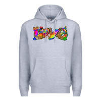 Heather Grey love autism Premium Hoodie - Zillion Design Studio