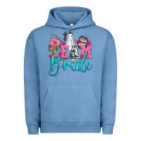 Pigment Pebble Blue team bride Urban Hoodie - Zillion Design Studio