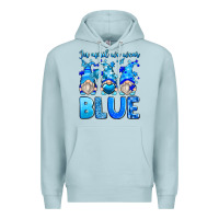 Blue Mist in april we wear blue autism gnomes Premium Hoodie - Zillion Design Studio