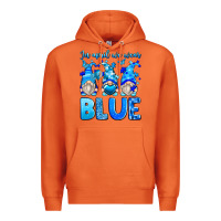 Carrot in april we wear blue autism gnomes Premium Hoodie - Zillion Design Studio