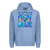 Colony Blue in april we wear blue autism gnomes Premium Hoodie - Zillion Design Studio