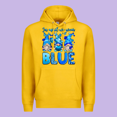 In April We Wear Blue Autism Gnomes Premium Hoodie Designed By Zillion Design Studio
