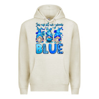 Oatmeal Heather in april we wear blue autism gnomes Premium Hoodie - Zillion Design Studio