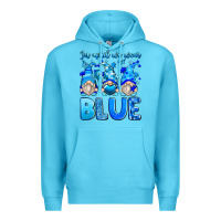 Ocean Blue in april we wear blue autism gnomes Premium Hoodie - Zillion Design Studio