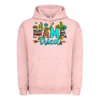 Pigment Salmon mama tried Urban Hoodie - Zillion Design Studio