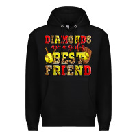 Black diamonds are a girl's best friend softball Premium Hoodie - Zillion Design Studio