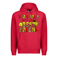 Cardinal diamonds are a girl's best friend softball Premium Hoodie - Zillion Design Studio