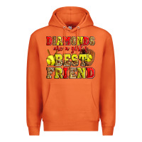 Carrot diamonds are a girl's best friend softball Premium Hoodie - Zillion Design Studio