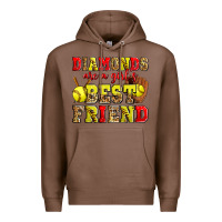 Chestnut diamonds are a girl's best friend softball Premium Hoodie - Zillion Design Studio