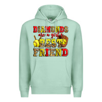 Seafoam diamonds are a girl's best friend softball Premium Hoodie - Zillion Design Studio