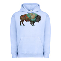 Pigment Grape Ice aztec bison Urban Hoodie - RanaPortraitStore
