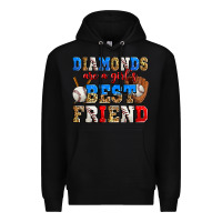 Black diamonds are a girl's best friend baseball Premium Hoodie - Zillion Design Studio