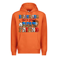 Carrot diamonds are a girl's best friend baseball Premium Hoodie - Zillion Design Studio