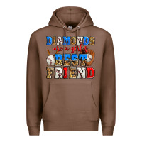 Chestnut diamonds are a girl's best friend baseball Premium Hoodie - Zillion Design Studio