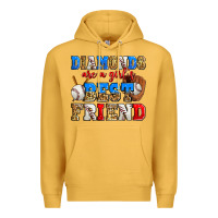 Mustard diamonds are a girl's best friend baseball Premium Hoodie - Zillion Design Studio