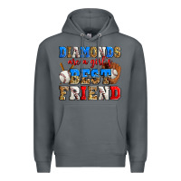 Rock diamonds are a girl's best friend baseball Premium Hoodie - Zillion Design Studio
