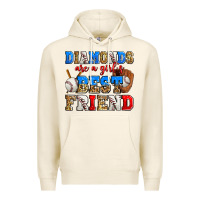 Tofu diamonds are a girl's best friend baseball Premium Hoodie - Zillion Design Studio