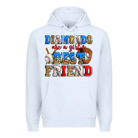 White diamonds are a girl's best friend baseball Premium Hoodie - Zillion Design Studio