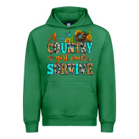 Emerald a country girl can survive Urban Hoodie - Zillion Design Studio