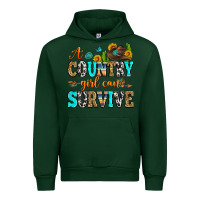 Forest Green a country girl can survive Urban Hoodie - Zillion Design Studio