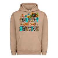 Pigment Burro a country girl can survive Urban Hoodie - Zillion Design Studio