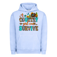 Pigment Grape Ice a country girl can survive Urban Hoodie - Zillion Design Studio
