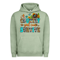 Pigment Oil Green a country girl can survive Urban Hoodie - Zillion Design Studio