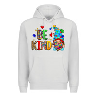 Dove Grey be kind autism gnome Premium Hoodie - Zillion Design Studio
