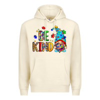 Sandshell be kind autism gnome Premium Hoodie - Zillion Design Studio