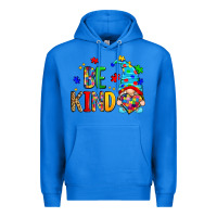 True Royal be kind autism gnome Premium Hoodie - Zillion Design Studio