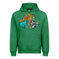 Emerald western turquoise hearts Urban Hoodie - Zillion Design Studio