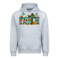 Heather Grey western faith Urban Hoodie - Zillion Design Studio