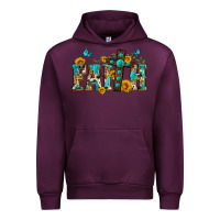 Mauve Wine western faith Urban Hoodie - Zillion Design Studio