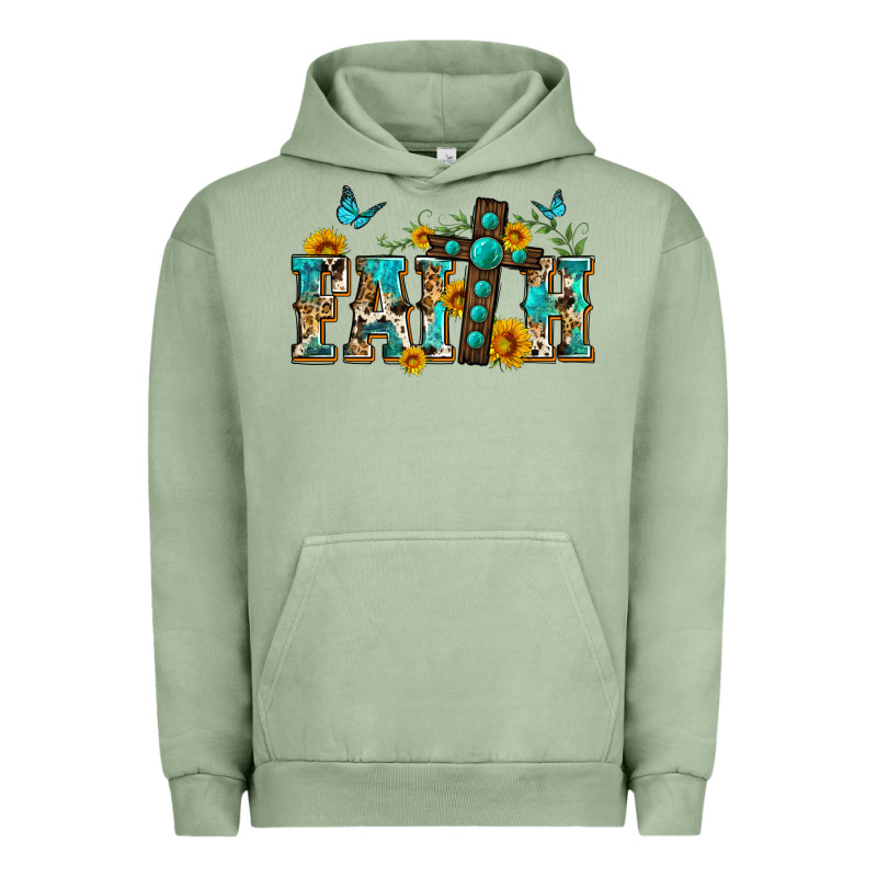 Western Faith Urban Hoodie by Zillion Design Studio | Teevron