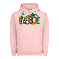 Pigment Salmon western faith Urban Hoodie - Zillion Design Studio