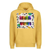 Antique Gold Personalized Crayons Premium Hoodie - texasbilliewilder