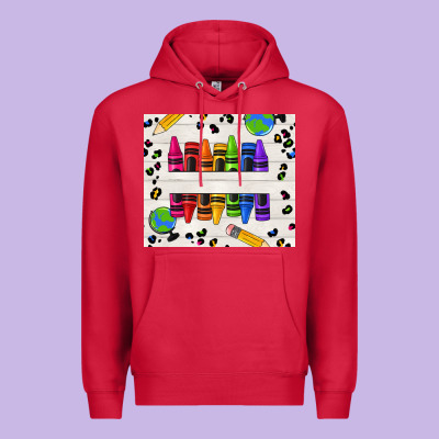 Personalized Crayons Premium Hoodie Designed By Texasbilliewilder