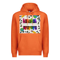 Carrot Personalized Crayons Premium Hoodie - texasbilliewilder