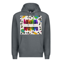 Rock Personalized Crayons Premium Hoodie - texasbilliewilder
