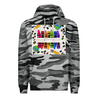 Slate Camo Personalized Crayons Premium Hoodie - texasbilliewilder