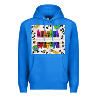 True Royal Personalized Crayons Premium Hoodie - texasbilliewilder