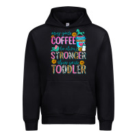 Black may your coffee be always stronger than your toodl Urban Hoodie - Zillion Design Studio