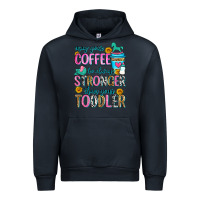 Navy may your coffee be always stronger than your toodl Urban Hoodie - Zillion Design Studio
