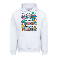 White may your coffee be always stronger than your toodl Urban Hoodie - Zillion Design Studio