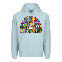 Blue Mist autism rainbow Premium Hoodie - Zillion Design Studio