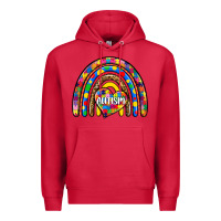 Cardinal autism rainbow Premium Hoodie - Zillion Design Studio