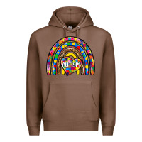 Chestnut autism rainbow Premium Hoodie - Zillion Design Studio