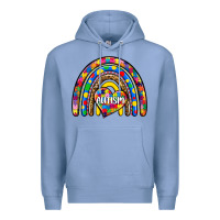 Colony Blue autism rainbow Premium Hoodie - Zillion Design Studio