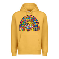 Mustard autism rainbow Premium Hoodie - Zillion Design Studio